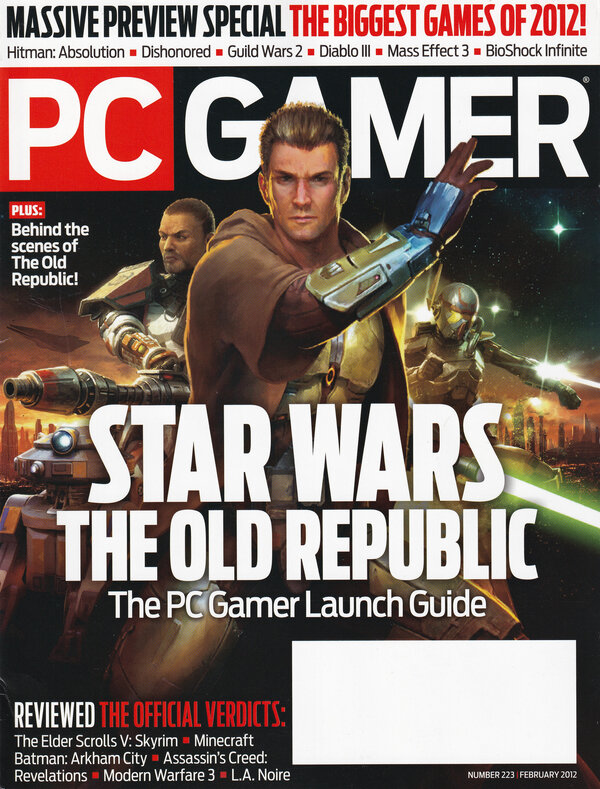 PC Gamer Issue 223 (February 2012) cover